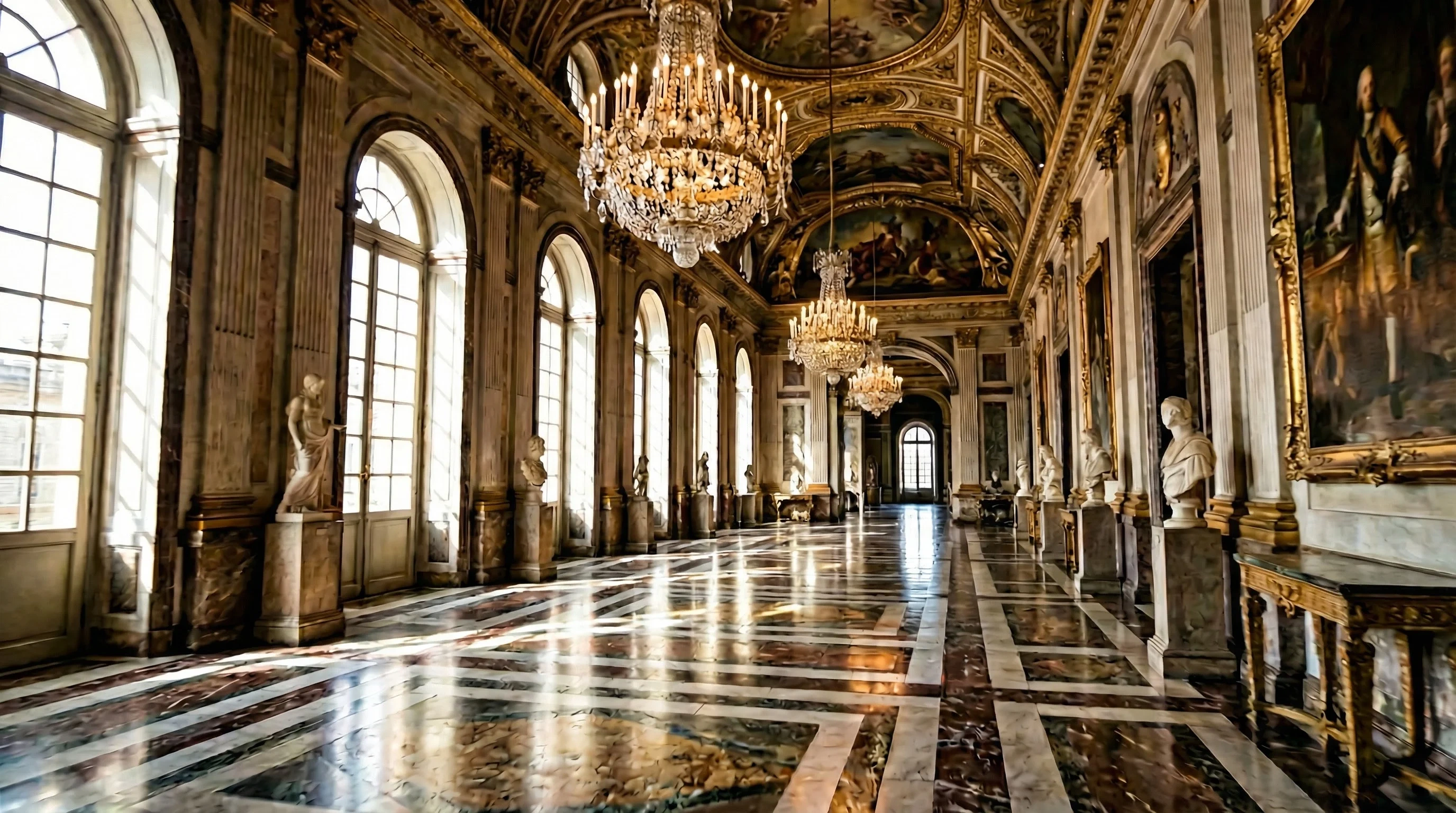 俄罗斯方舟冬宫博物馆一镜到底经典场景